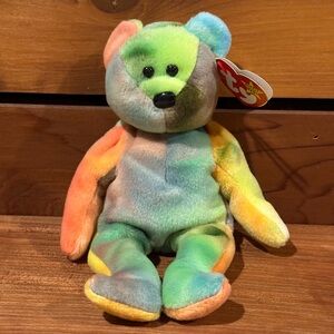 TY beanie babies Garcia Plush MWT PVC Pellets